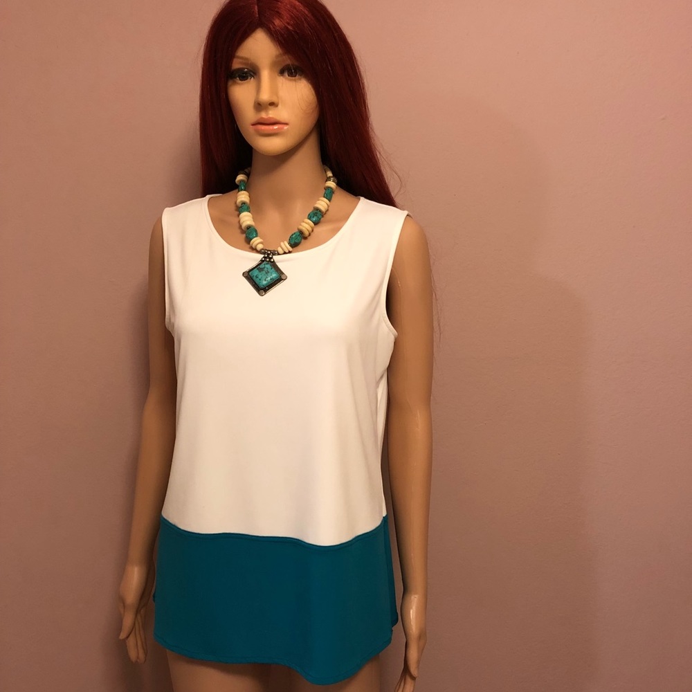 Calvin Klein color block jersey shirt medium